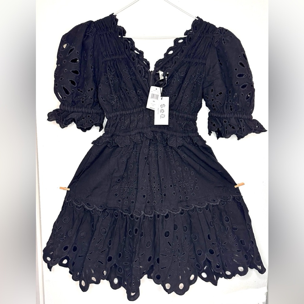 Addie Eyelet Mini Dress by Sea New York XS NWT